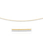 Two-Tone Double 14k 1.1mm Strand Cable Pendant Chain