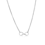 Sterling Silver Infinity Symbol Women's Fancy Necklace