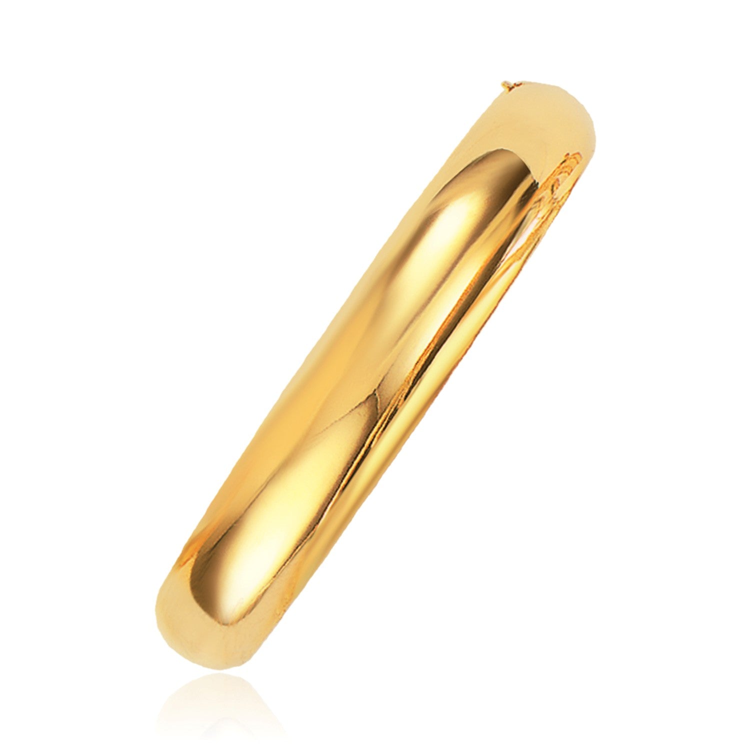 Yellow Gold 14k 10.0mm Classic Bangle