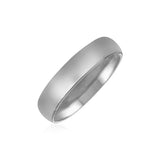 White Gold 14k 5mm Comfort Fit Wedding Band