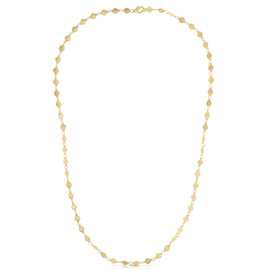 Yellow Gold 14k Women's Link Necklace with Polished Circles