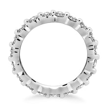 Load image into Gallery viewer, White Gold 14k Common Prong Round Cut Diamond Eternity Ring