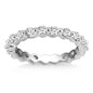 White Gold 14k Common Prong Round Cut Diamond Eternity Ring