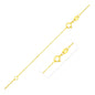 Yellow Gold 14k 0.6mm Double Extendable Box Chain