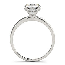 Load image into Gallery viewer, White Gold 14k Prong Set Round Diamond Engagement Ring