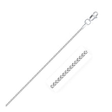 Load image into Gallery viewer, White Gold 14k 0.9mm Franco Chain