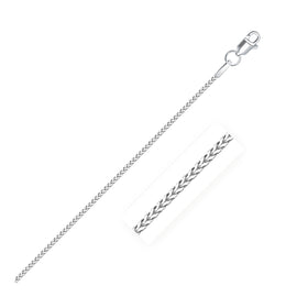White Gold 14k 0.9mm Franco Chain