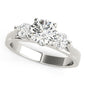 White Gold 14k Stone Prong Setting Diamond Engagement Ring