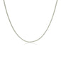 Sterling Silver 18 inch Pale Green Women's Cubic Zirconias Necklace